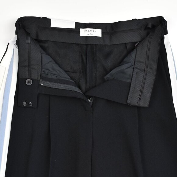 Babaton SADIKI Stripe Wide Leg Pants NEW - 2 - Picture 5 of 8